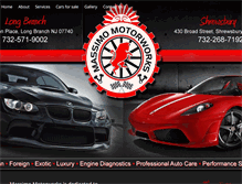 Tablet Screenshot of massimomotorworks.com